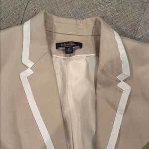 Brooks Brothers - Cream Blazer with White Trim